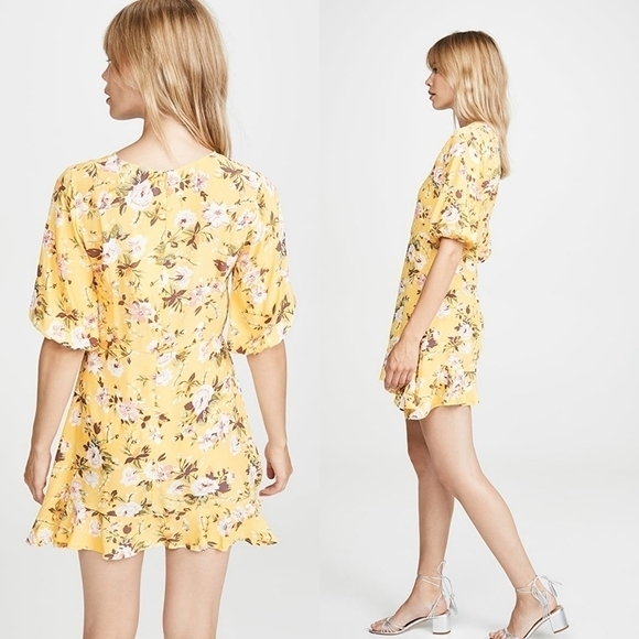 Faithfull The Brand Floral Jeanette Mini Dress - Picture 3 of 10